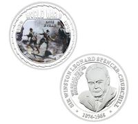 APEUODDHD Pièce commémorative américaine de la Bataille de Midway pièce de défi en métal Cadeau de Collection