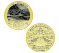 APEUODDHD Pièce commémorative américaine de la Bataille d'Okinawa pièce de Collection en métal défi de l'opération Iceberg