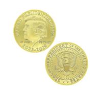 APEUODDHD Pièce commémorative du président américain Donald Trump Collection de pièces de défi pour Le deuxième mandat présidentiel Cadeau