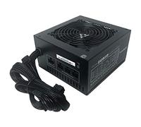 Apevia ATX-ES600W Essence Bloc d'alimentation Semi-modulaire ATX 600 W pour Jeu avec Ventilateur Noir de 120 mm à contrôle Automatique Thermique, Interrupteur 115/230 V, Toutes Les Protections