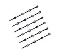 Apevia CS-L63231-24 Jeu de vis T6#32 * 31 pour radiateur de refroidissement liquide de processeur (vis connectables), lot de 24