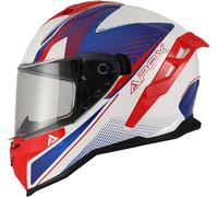 Apex FI200 Madrid, casque intégral S Blanc/Rouge/Bleu Blanc/Rouge/Bleu