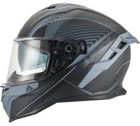 APEX FI200 Madrid Casque, noir/gris, Taille S (55/56)
