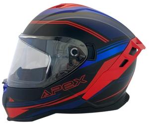 APEX FI200 Paris Casque, bleu/rouge, Taille L (59/60)