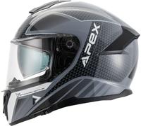 Apex FT300 New York, casque intégral L Gris/Noir/Blanc Gris/Noir/Blanc
