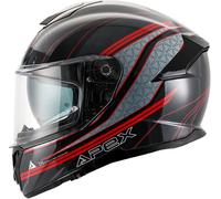 Apex FT300 Vienna, casque intégral 3XL Noir/Gris/Rouge Noir/Gris/Rouge