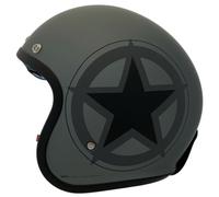 APEX JI100 Star Casque jet, gris, Taille L (59/60)