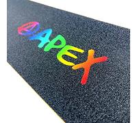 APEX Pro Scooters Revêtement antidérapant pour trottinette + autocollant Fantic26 (Apex classique, arc-en-ciel)