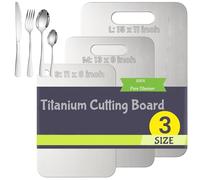 Apex Titanium Cutting Board, 2025 New Apex Titanium Cutting Boards For Kitchen,100% Pure Cut For Cutting Vegetables And Meat, Easy To Store (S(7.87x 11.41 in))