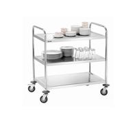 Bartscher Chariot de service et débarrassage en Inox