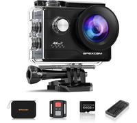 Apexcam Caméra Sport 4k 60fps Camera Sportive de 48MP M80 AIR avec 64Go