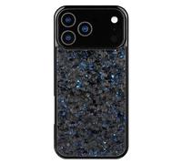 Apexcarbon Forged Carbon Fiber Phone for 17 Pro Max, Forged Carbon Fiber Phone Case for 17 Pro Max, Magnetic All-Inclusive Protective Anti-Fall Case (Blue,17 Promax)