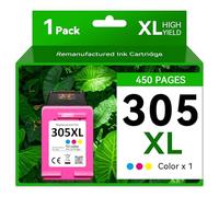 APEXCOLOR Cartouche Encre 305XL Compatible pour HP DeskJet 2820e 2800e 2822e 2821e 2823e 4220e 4222e 4230e 6200 - Cartouche d‘Encre Couleur HP 305 XL