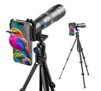 Apexel 50X Super Téléobjectif, Focale de 720mm, Capture Professionnelle et Artistique pour la Faune, Le Sport, Les Concerts