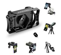 APEXEL Adaptateur téléphonique Universel pour télescope avec Bluetooth, Compatible avec Les Jumelles, monoculaires et microscopes, Adaptateur pour Monture de télescope, adapté à Tous Les Smartphones