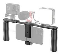 Apexel APL-VG02 - Plate-forme vidéo à double poignée pour Smartphone Noir G