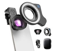 APEXEL HB100 Ultra Objectif Macro HD F1.05 45 Modes Lumière & Revêtement AF,Objectifs pour Téléphones Portables pour Smartphones iPhone, Samsung et Pixel