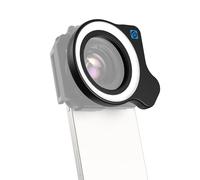 APEXEL Lumière de remplissage d'objectif macro 37/52 mm avec filetage et clip, 45 combinaisons de lumière, convient pour les objectifs macro HB100 et ZM100 pour téléphones portables