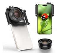 APEXEL Objectif Macro pour Téléphone Ultra-HD ZM100 Amélioré, Ouverture F1.05, Grossissement Maximal 20X, Objectif Macro pour Smartphone Adapté à la Plupart des Téléphones Mobiles