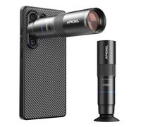 APEXEL Objectif Téléobjectif Compact 10x & Objectif Macro 200 mm avec Étui de Téléphone Dédié, Objectif FMC Ed Professionnelle, Compatible avec Samsung Galaxy S25 Ultra