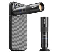 APEXEL Teleobiettivo Compatto 10x & Lente Macro 200 mm per Smartphone Con Custodia per Telefono Dedicata, Obiettivo Ed Professionale FMC, Adatto per iPhone 16 Pro Max
