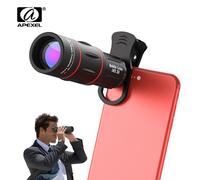 APEXEL universel 18x25 monoculaire Zoom HD optique lentille de téléphone portable observation enquête 18X téléobjectif avec trépied pour Smartphone objectif avec trépied