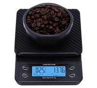 Apexstone Balance à café avec minuteur, petite balance à café expresso avec minuterie pour verser du café (piles incluses)