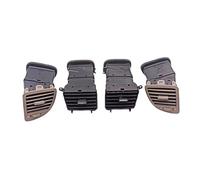 APEYCRX Sortie climatisation Grille 1/4 pièces Noir Beige pour Kia pour Sportage 2005 2006 2007 2008 2009 Console Centrale Bouches d'aération Tableau de Bord