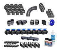 Apf - Kit de raccord pvc pour filtration d63 b24k010