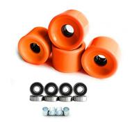 APGLSXY 4 pièces 78A Roller Skating Skateboards Roulette Longboards Cruiser avec roulements pour Street Cruisings Skateboards Part Longboards