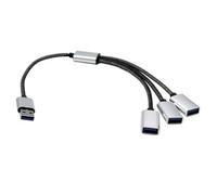 APGLSXY Adaptateur USB mâle vers 3/2 2.0 femelle OTG Splitter Cord Converter Multiple Hub Splitter Adapter