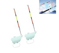 APGLSXY Alertes de pêche de nuit légères et sensibles aux morsures pour une installation facile sur différents types de cannes, alertes de détection de pointe de canne à pêche haute sensibilité