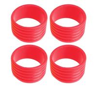 APGLSXY Anneaux antidérapants en silicone pour raquette de tennis, badminton, squash, batte de baseball, poignée pour raquette de tennis