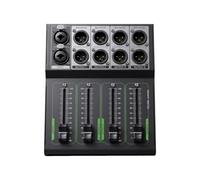 APGLSXY Boîte de contrôle de volume auditif passif professionnel XLR 4 voies avec atténuation linéaire pour contrôle du son passif en studio de radiodiffusion