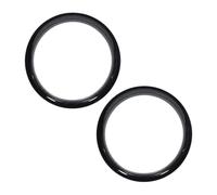 APGLSXY Bords arrondis 5,1 cm 10,2 cm pour une finition noire, 10,2 cm | Bords autour des décorations