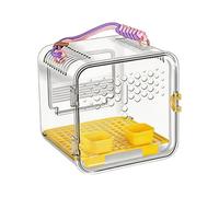 APGLSXY Cage à oiseaux transparente pour arrière-cour Matériaux résistants à la décoloration Structure compacte Enclos d'observation d'animaux de compagnie Durabilité Nichoir à oiseaux extérieur