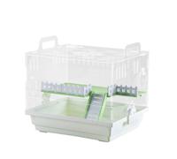 APGLSXY Cage transparente pour hamster, petit hérisson, lapin, cochon d'Inde, habitat double étage - Fournitures transparentes