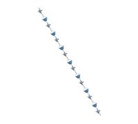 APGLSXY Chaîne de pluie avec breloque colibri facile à installer pour jardin, cour, système de gestion de l'eau