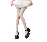 APGLSXY Collants sans couture à motif étoiles, taille élastique, bas en nylon respirant, plusieurs styles au quotidien, leggings en nylon à haute élasticité, Lait blanc, E