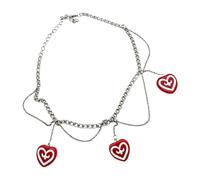 APGLSXY Collier à pampilles en forme de cœur simple pour femme, collier tendance, accessoire de tradition culturelle