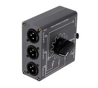 APGLSXY Commutateur de son bidirectionnel XLR 6,5 mm très résistant avec sortie 5 canaux pour un son en direct et une utilisation de diffusion, configurations faciles, changement de combineur de