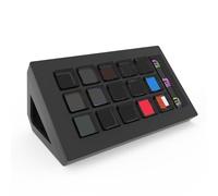 APGLSXY Contrôleur dynamique à écran LCD 15 pour streaming personnalisable et gestion des médias, clavier facile d'accès