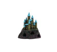 APGLSXY Décoration d'aquarium en forme de château de dessin animé en résine - Petits poissons - Décoration d'aquariums - Décoration de paysage en résine