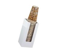 APGLSXY Distributeur de gobelets robuste en acrylique pour différentes tasses, solution d'économie d'espace pour bureaux, comptoirs, porte-gobelets moderne en acrylique pour boissons