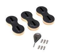 APGLSXY Durabilité 8 formes de planche de surf aileron boîte d'installation facile Hydrofoils de rechange pour des maniements fluides Accessoires de surf