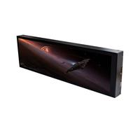APGLSXY Écran secondaire LCD de 8,8 pouces pour boîtier d'ordinateur mettant en évidence le contrôle tactile 720p clarté et large accord écran tactile secondaire pour ordinateur