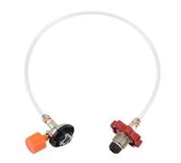 APGLSXY Efficacité Camping Transfert Double Joint Fuite Design Large Compatibilité avec les bidons Lien Rapide Adaptateur Source Camping