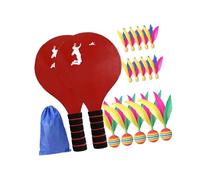 APGLSXY Ensemble de 18 pièces d'équipement de ping-pong junior avec poignées confortables et balles en éponge à rebond élevé