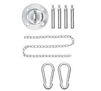 APGLSXY Ensemble de matériel de suspension robuste avec plaque de montage et boulons de capacité de crochet de balançoire, fixation rapide pour chaise hamac forte parenthèse
