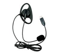 APGLSXY Guide touristique Communication, tête droite de type C | Crochet d'oreille antidérapant avec son clair, microphone annulateur, câble flexible pour le voyage